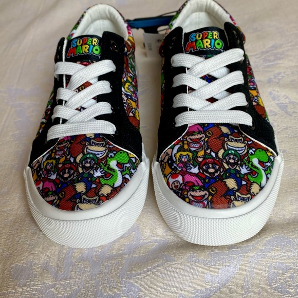 Super Mario Sneakers Shoes New! - Picture 2 of 14
